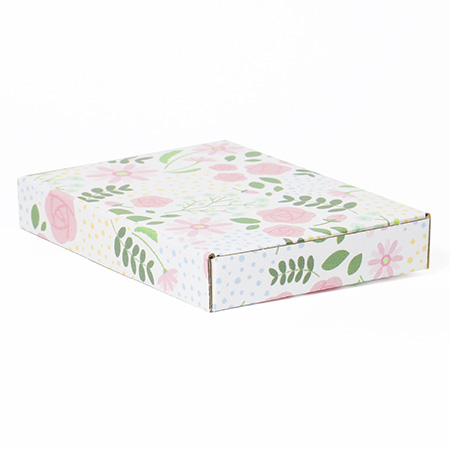 【A6/厚さ3cm】ゆうパケット対応デザインダンボール箱 ブーケ-6