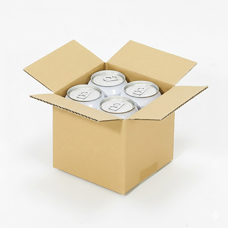 350ml缶 4本用ダンボール箱-2