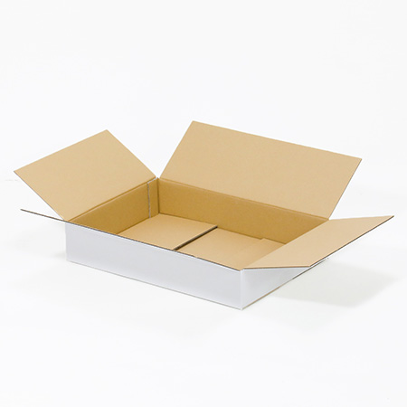【宅配100サイズ】A3用紙対応 浅型ダンボール箱(白)-5
