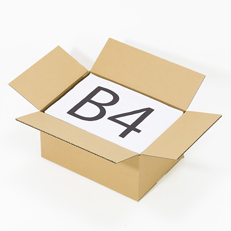 【宅配100サイズ】B4用紙対応ダンボール箱 375×265×175-2