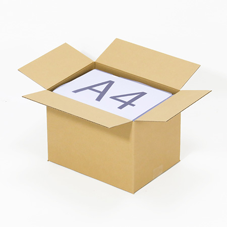 【宅配100サイズ】A4クリアファイル対応ダンボール箱 330×240×240-2