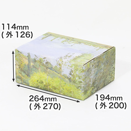 【宅配60サイズ】絵画ダンボール(ピサロのヴァルエルメイユの牛飼い)-1