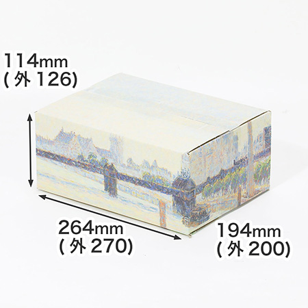 【宅配60サイズ】絵画ダンボール(ピサロのチャリング・クロス橋、ロンドン)-1