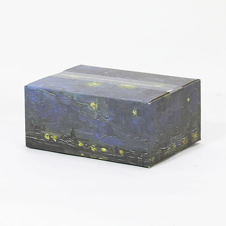 【宅配60サイズ】絵画ダンボール(ゴッホのローヌ川の星月夜)-2