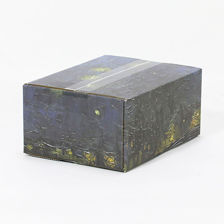 【宅配60サイズ】絵画ダンボール(ゴッホのローヌ川の星月夜)-3