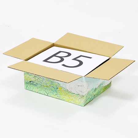 【宅配60サイズ】絵画ダンボール(ゴッホのオーヴェールの緑の麦畑)-6