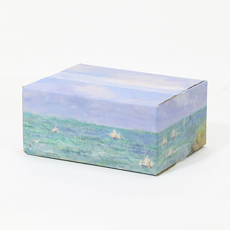 【宅配60サイズ】絵画ダンボール(モネのプールヴィルの断崖の上の散歩)-4
