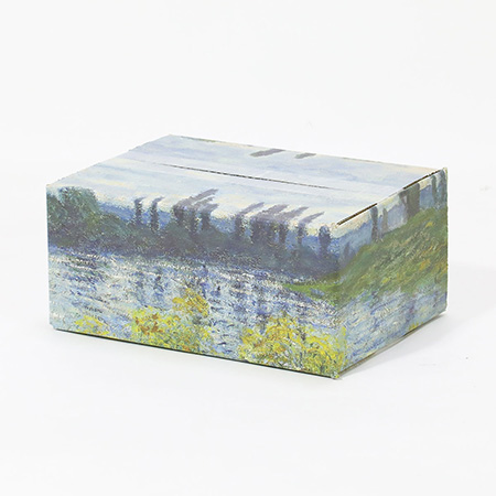 【宅配60サイズ】絵画ダンボール(モネのヴェトゥイユのセーヌ河岸)-2