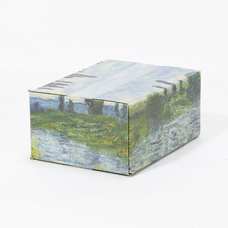 【宅配60サイズ】絵画ダンボール(モネのヴェトゥイユのセーヌ河岸)-3