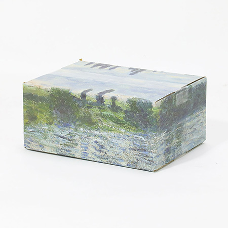 【宅配60サイズ】絵画ダンボール(モネのヴェトゥイユのセーヌ河岸)-4