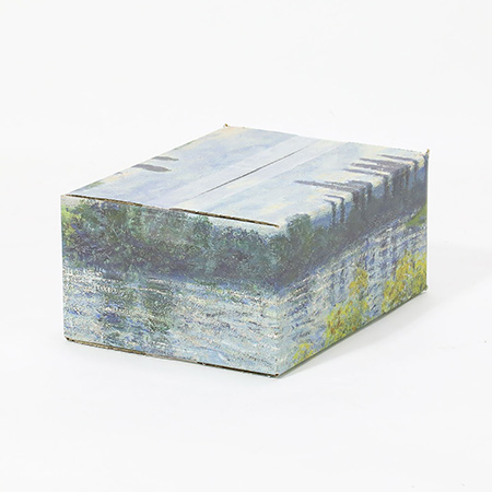 【宅配60サイズ】絵画ダンボール(モネのヴェトゥイユのセーヌ河岸)-5