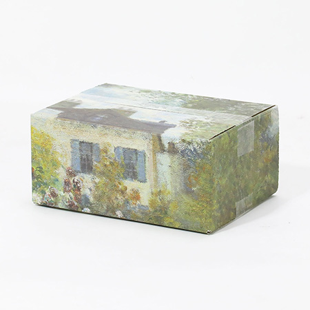 【宅配60サイズ】絵画ダンボール(モネのアルジャントゥイユのモネの家の庭)-2