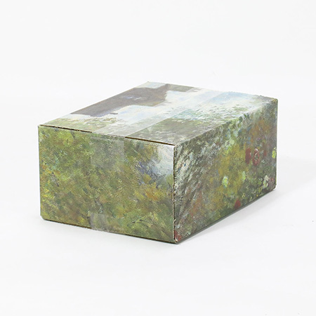 【宅配60サイズ】絵画ダンボール(モネのアルジャントゥイユのモネの家の庭)-3