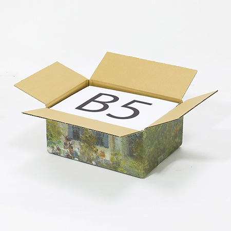 【宅配60サイズ】絵画ダンボール(モネのアルジャントゥイユのモネの家の庭)-6