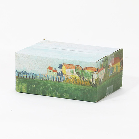 【宅配60サイズ】絵画ダンボール(ゴッホのポピーのある野原)-2