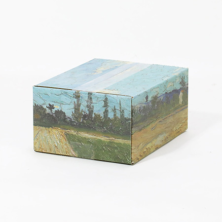 【宅配60サイズ】絵画ダンボール(ゴッホの耕された畑)-3