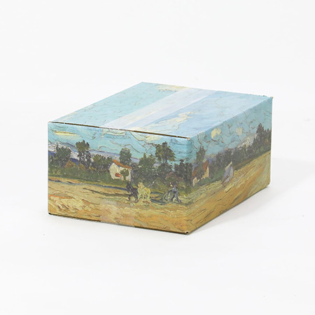 【宅配60サイズ】絵画ダンボール(ゴッホの耕された畑)-5