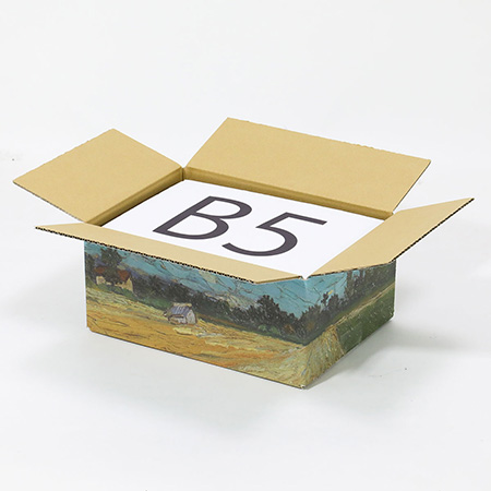 【宅配60サイズ】絵画ダンボール(ゴッホの耕された畑)-6