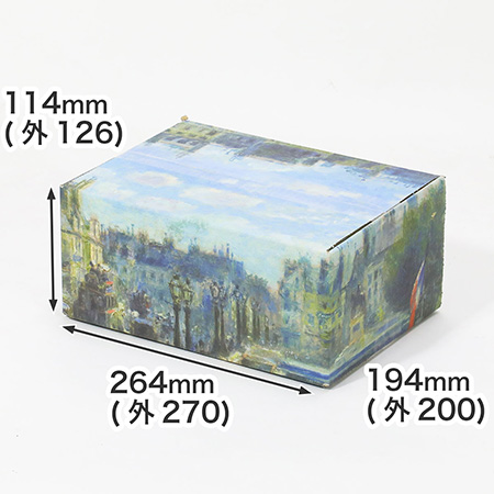 【宅配60サイズ】絵画ダンボール(ルノワールのポン・ヌフ)-1