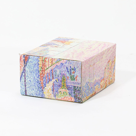 【宅配60サイズ】絵画ダンボール(シニャックのサン・トロペの港)-3