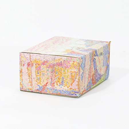 【宅配60サイズ】絵画ダンボール(シニャックのサン・トロペの港)-5