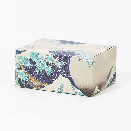 【宅配60サイズ】絵画ダンボール(北斎の冨嶽三十六景 神奈川沖浪裏)-2