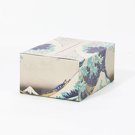 【宅配60サイズ】絵画ダンボール(北斎の冨嶽三十六景 神奈川沖浪裏)-3