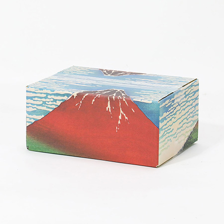 【宅配60サイズ】絵画ダンボール(北斎の冨嶽三十六景 凱風快晴)-4