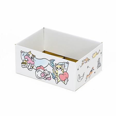 【宅配60サイズ】デザインダンボール(ねこまみれ)-4