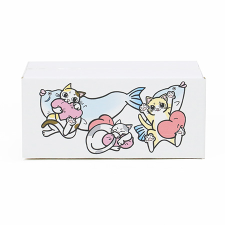【宅配60サイズ】デザインダンボール(ねこまみれ)-8