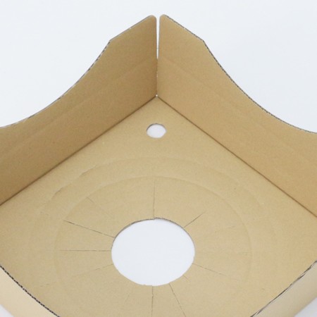 【MB-100(茶)】5~6寸鉢物用フラワーギフトボックス(鉢抑え付)-6