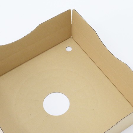 【MB-120(茶)】6~7寸鉢物用フラワーギフトボックス(鉢押え付)-6