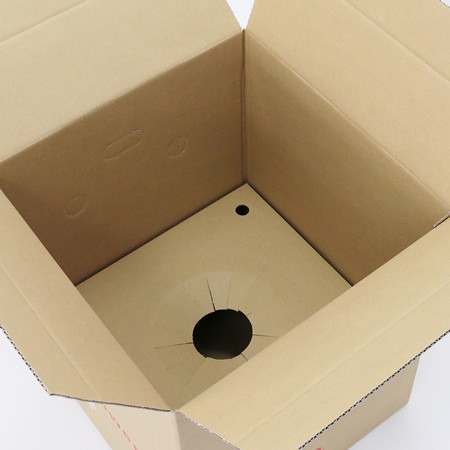 【MB-120(茶)】6~7寸鉢物用フラワーギフトボックス(鉢押え付)-7