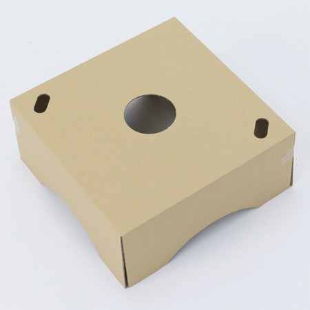 【MB-120H(茶)】5~6寸鉢物用フラワーボックス(鉢押え付)-4