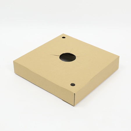 【MB-140(茶)】5~8寸鉢物用フラワーギフトボックス(鉢押え付)-5