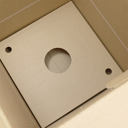 【MB-120S(茶)】6~7寸鉢物用 フラワーギフトボックス(鉢押え付)-6