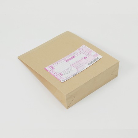 宅配袋(艶なし茶)320×260×80-4