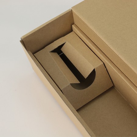 ワインボトル1本用N式ダンボール箱(クラフト)-4