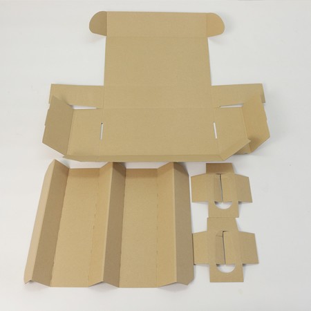 ワインボトル2本用N式ダンボール箱(クラフト)-5