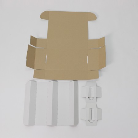 ワインボトル2本用N式ダンボール箱(白)-5