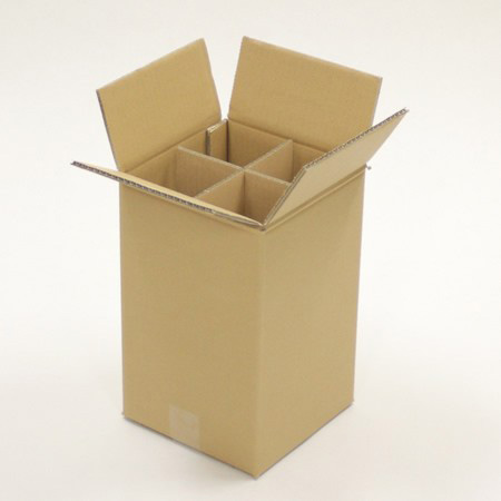 ワイン4本発送用箱(組仕切りセット)まとめ買い-2