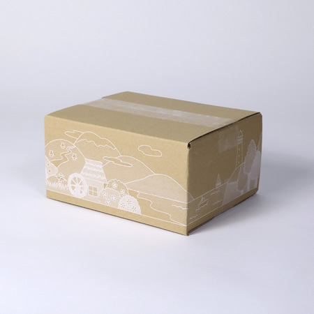 【宅配50サイズ】デザインダンボール箱(タウンビュー)まとめ買い-2