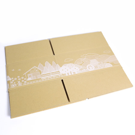 【宅配60サイズ】デザインダンボール箱(タウンビュー)まとめ買い-5