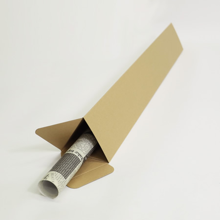 【B1】三角ポスターケース(茶)まとめ買い-3