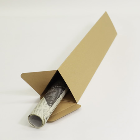 【B2】三角ポスターケース(茶)まとめ買い-3