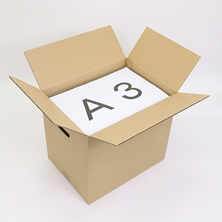 【宅配120サイズ】A3対応/手穴付きダンボール箱まとめ買い-2