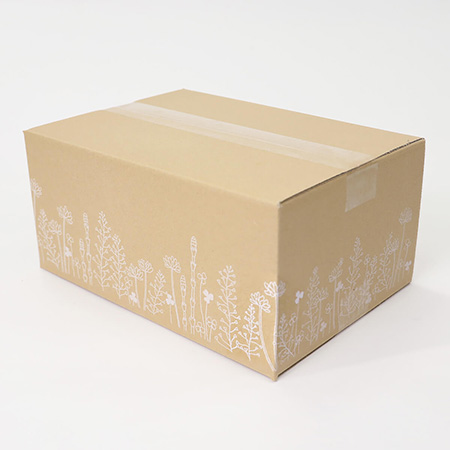 【宅配80サイズ】デザインダンボール箱(花さんぽ)まとめ買い-2