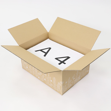 【宅配80サイズ】デザインダンボール箱(花さんぽ)まとめ買い-4