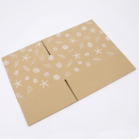 【宅配80サイズ】デザインダンボール箱(海びより)まとめ買い-6