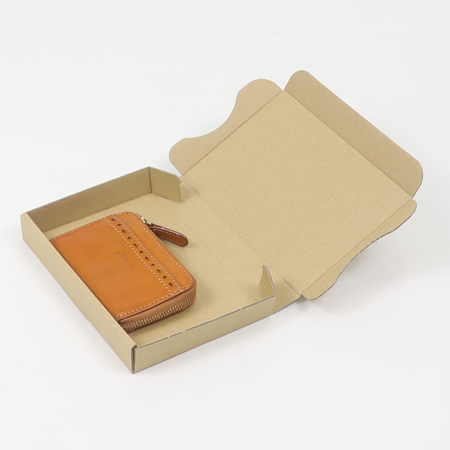 【定形外郵便/ハガキサイズ】小型ダンボール箱(茶)まとめ買い-5